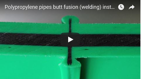 Polypropylene pipes butt fusion (welding) instruction manual