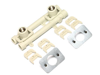Photo: WALL MOUNTING GROUP WITH TAP CONECTORS FOR GYPSUM WALL